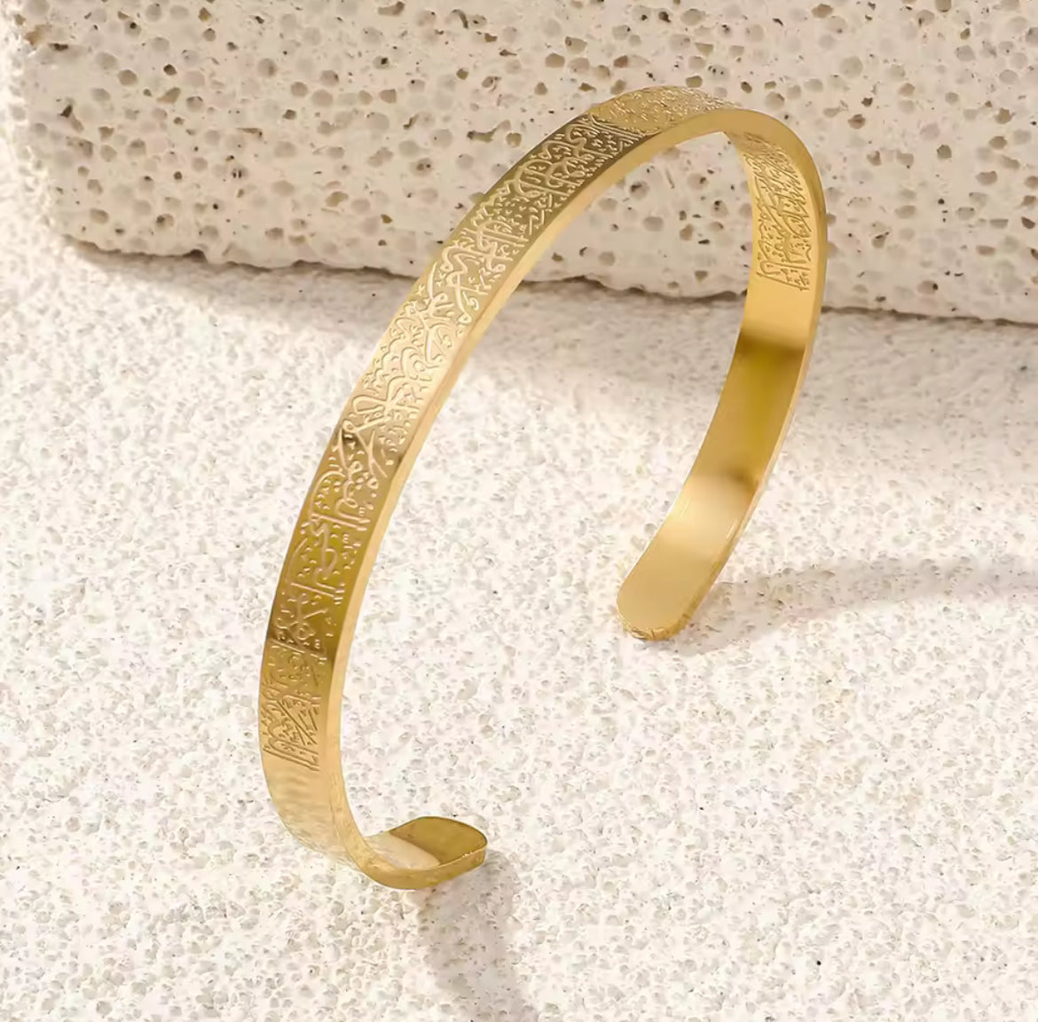 Pulsera Árabe Grabada